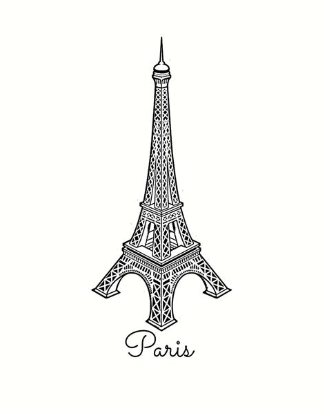 Free Eiffel Tower Printables Printable Form Templates And Letter