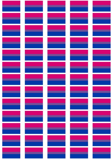 Check out our pride flag sticker selection for the very best in unique or custom, handmade pieces from our laptop shops. Bisexual Pride Flag Stickers - 65 per sheet