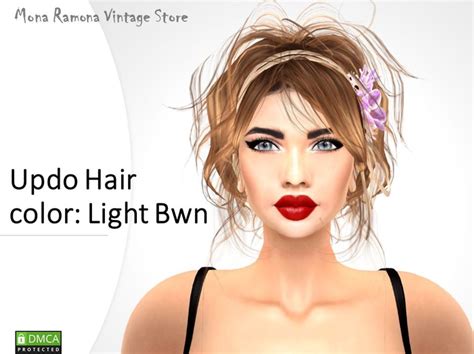 Second Life Marketplace Updo Hair