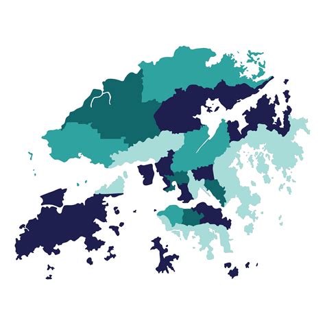 Hong Kong Mapa Mapa De Hong Kong En Administrativo Regiones 33197057 Png