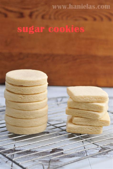Super soft sugar cookie recipe with a delicate vanilla flavor and texture. Haniela's: Sugar Cookie Recipe for Cut Out Cookies