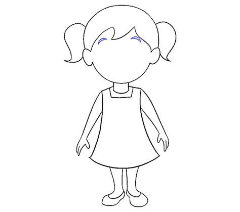 Drawing Clipart Girl Draw Drawing Girl Draw Transparent Free For