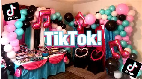 Elevate your party space and make it look easy with our range of birthday decorations. TIKTOK THEMED BIRTHDAY PARTY! - YouTube