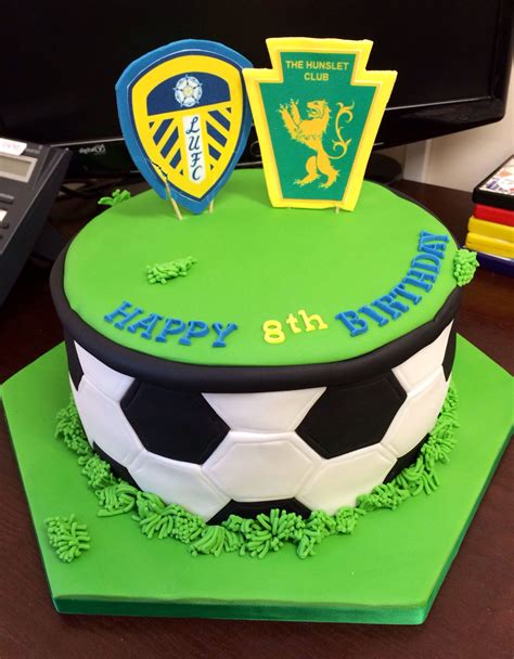 12 toppers that measure 2. Leeds United and Hunslet football cake (design taken from ...