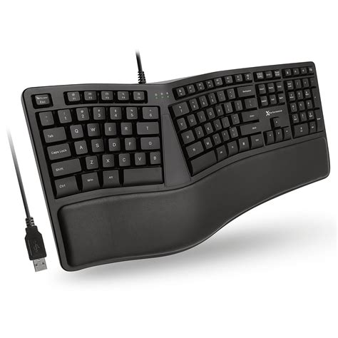 Buy X9 Ergonomic Keyboard Wired With Cushioned Wrist Rest Type