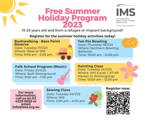 Summer Holiday Program 2023 Illawarra Multicultural Services