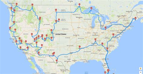 El Mapa Del Roadtrip Perfecto Por Los Parques Nacionales De Estados Unidos
