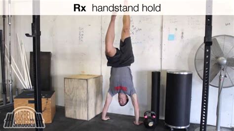 Handstand Holds Progression Barbell Shrugged Progression Series Youtube