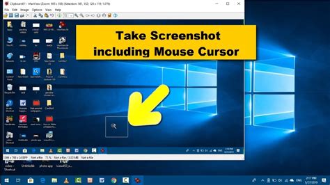 How To Capture The Mouse Cursor In A Screenshot On Windows 10 Pc Youtube