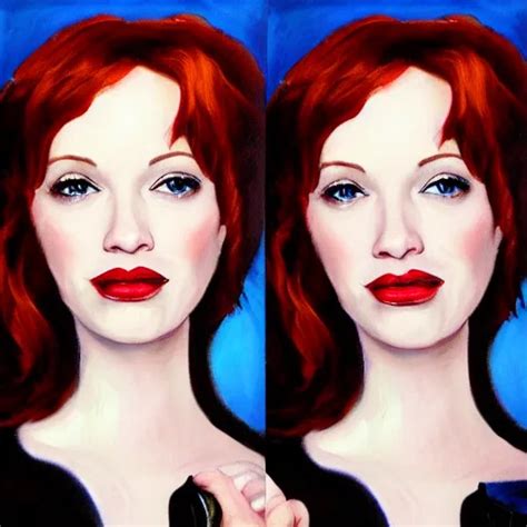 Christina Hendricks Oil Painting Stable Diffusion Openart