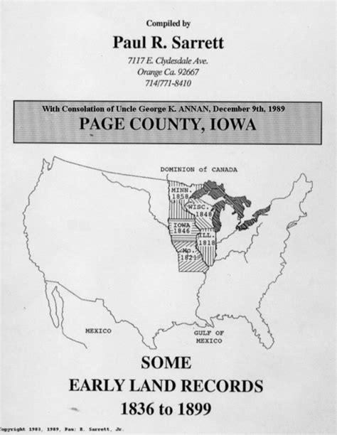 1930 Page Co Townships
