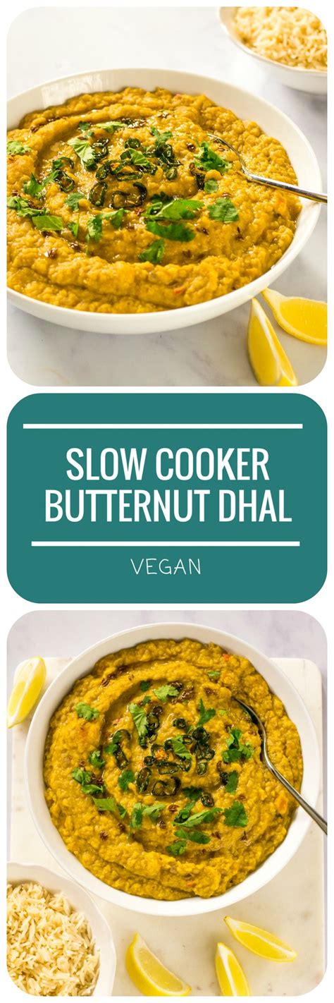 Just set it and forget it in a few simple steps. Slow Cooker Butternut Dhal | #Vegan (With images) | Vegan ...