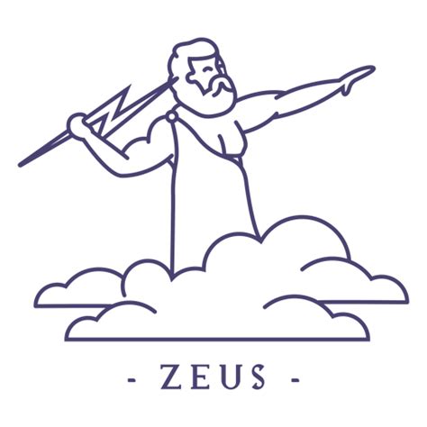 Desenhos Para Colorir De Desenho Do Zeus O Deusdo Oli