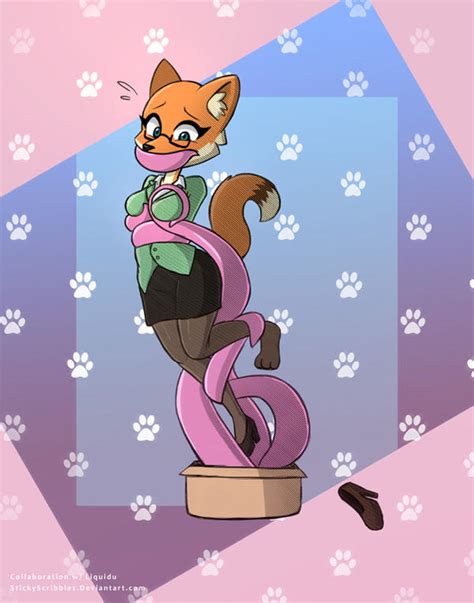 Foxy Miss Walters And Tentacles1 By Stickyscribbles On Deviantart
