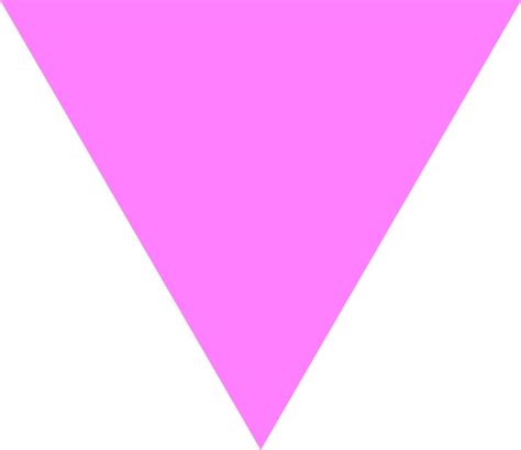 Pink Triangle Decal Sticker 01