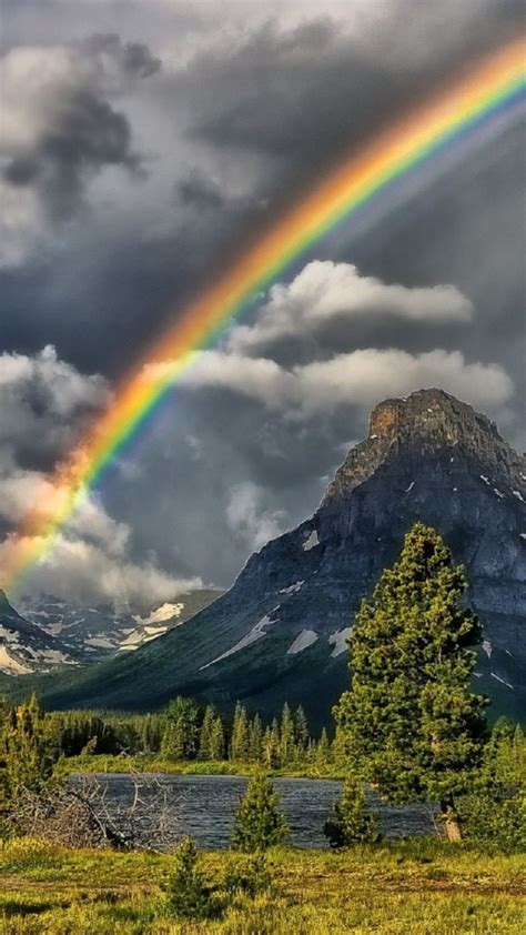 7 Rainbow In The Mountains Mobile Wallpapers Wallpaperboat