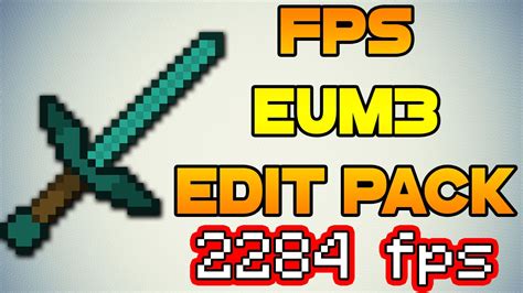 Minecraft Pvp Texture Pack Cr1tzpvp Eum3 Fps Edit Resource Pack Fps