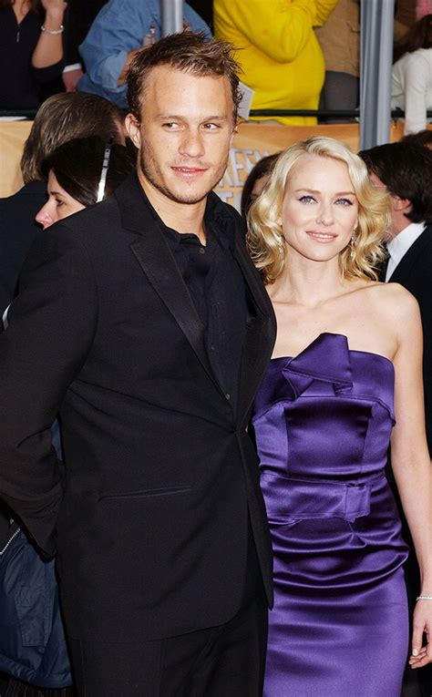 Heath Ledger And Naomi Watts In 2004 From 25 Most Glamorous Sag Couples
