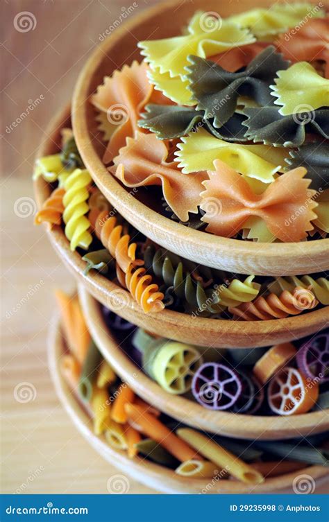 Colorful Pastas Stock Photo Image Of Diet Close Shaped 29235998