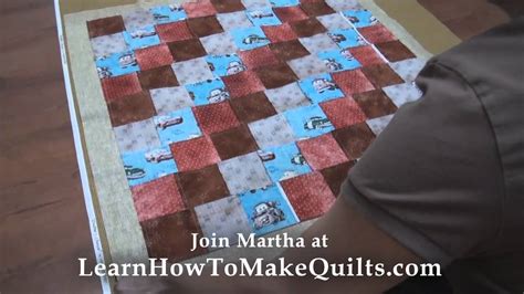 Quilt Making Step Preparing Batting And Backing Youtube