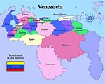 Mapa de Venezuela - datos interesantes e información sobre el país