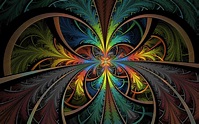 digital Art, Abstract, Fractal, Mirrored, Colorful Wallpapers HD ...