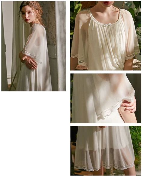 Vintage Modal Nightgown Girls Nightgown Victorian Nightgown Short