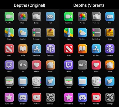 App icon maker lets you create beautiful ios app icon in a relaxed and fun way! Depths (iOS 14 Icon Theme)