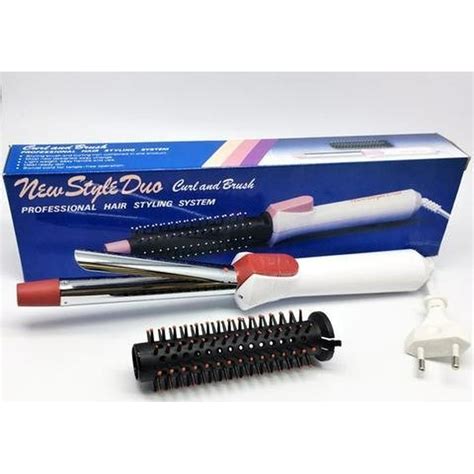 New Style Duo Professional Curling Iron 12 And Hair Styling Brush 2