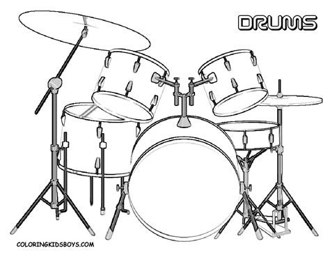 Music Coloring Pages Music Coloring Drums Artwork Drums Art
