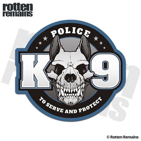 Police K9 Unit To Serve And Protect K 9 Officer Sticker Decal K9 Unit