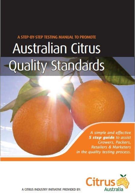 Citrus Quality And Maturity Citrus Australia