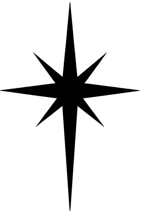 Four Point Star Vector At Collection Of Four Point Star Vector Free For