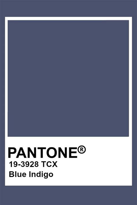 Pantone Blue Indigo Pantone Blue Pantone Colour Palettes Pantone Color