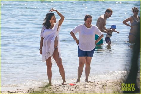 Alec Baldwin Hits The Beach With Pregnant Wife Hilaria In The Hamptons Photo 4473262 Alec