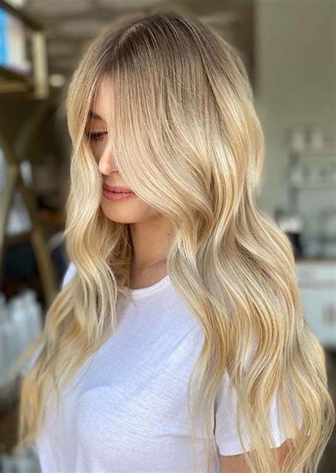Golden Blonde Hair Colors For Long Hair To Show Off In 2020 Golden