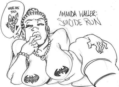 Rule 34 1girls Amanda Waller Dc Dc Comics Female Female Only Pennicandies Sketch Solo