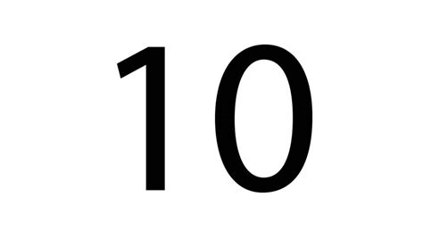 Number 10 Clipart Black And White Free Download On Clipartmag