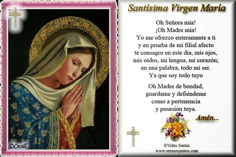 Santoral Católico Oraciones A La Virgen María