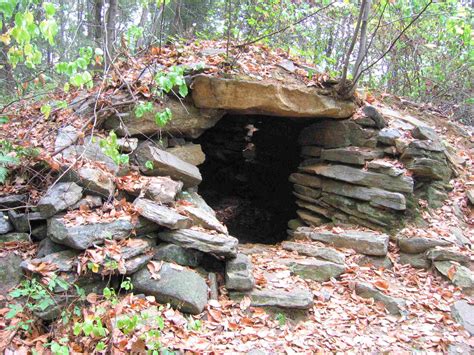 Rock With Moss Is Good Bushcraft Shelter Natural Building Backyard