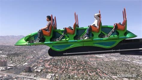 [hd] Full Stratosphere Tower Tour 4 Rides Highest Thrill Rides In The World Las Vegas