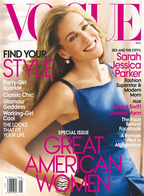 Sarah Jessica Parker S Vogue Us May Stylefrizz