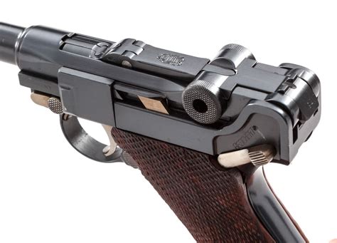 Custom Long Barreled Luger P08 Semi Auto Pistol