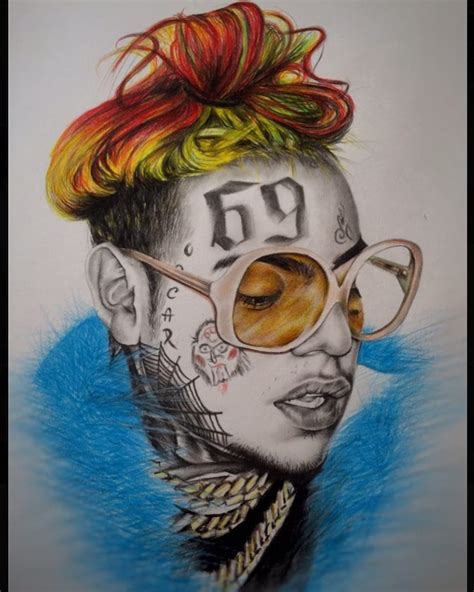 6ix 9ine Coloring Pages ~ Coloring Pages World