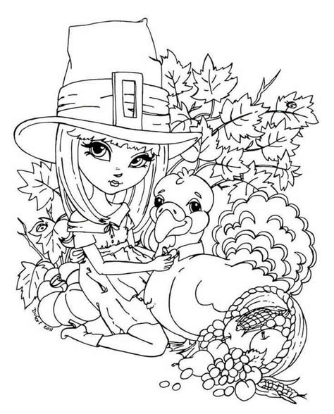 Thanksgiving Coloring Pages PDF to Print - Coloringfolder.com