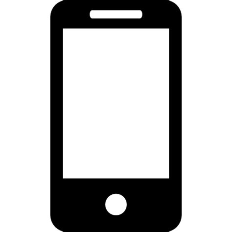 White Cell Phone Icon Png 212174 Free Icons Library