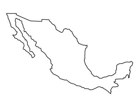Printable Mexico Template