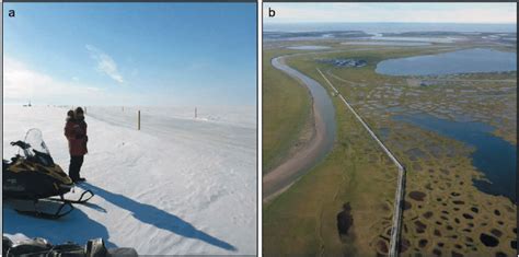 Views Of The Human Footprint On The Arctic Coastal Plain Of Northern