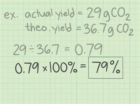 How To Calculate Percent Yield In Chemistry 15 Steps