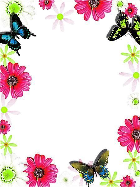 Flower Borders And Frames Free Borders Image Colorful Flower
